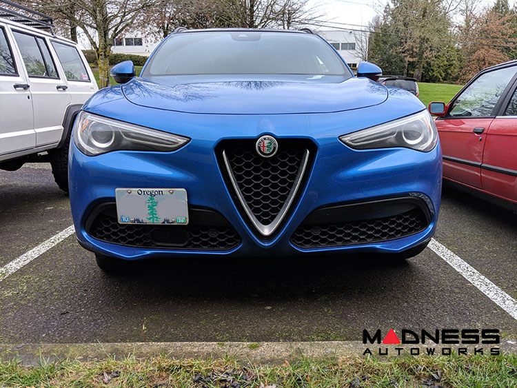 Alfa Romeo Stelvio License Plate Mount - Platypus (2018-2024)